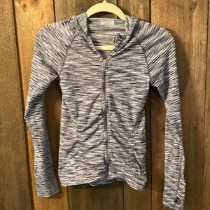 Athleta zip-up hooded jacket